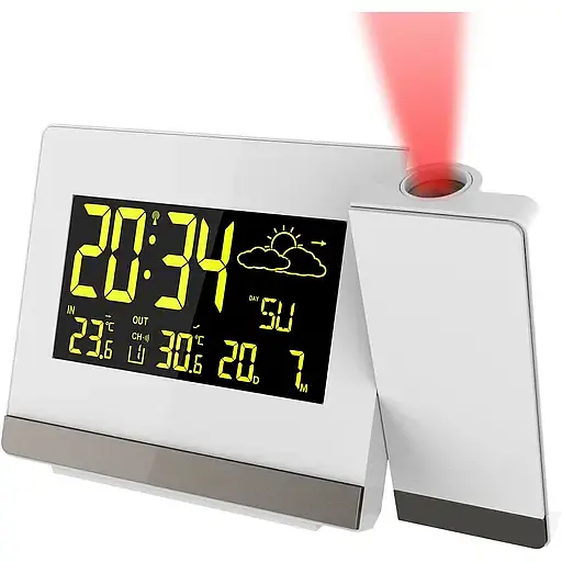 Часы проекционные Technoline WT549 White (WT549) - фото 6