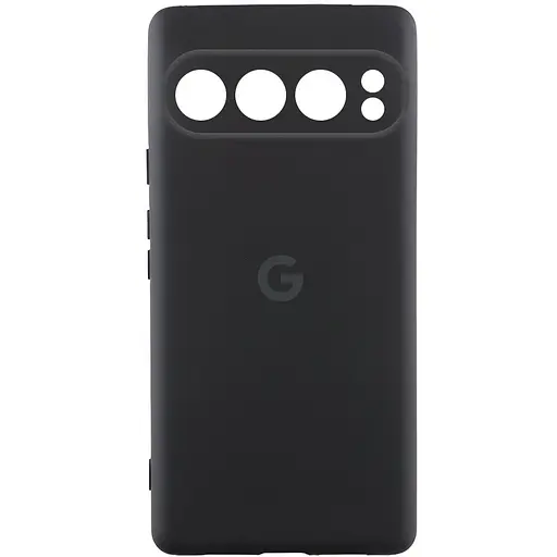 Чехол Silicone Cover Lakshmi Full Camera (AAA) with Logo для Google Pixel 9 Pro XL Черный / Black