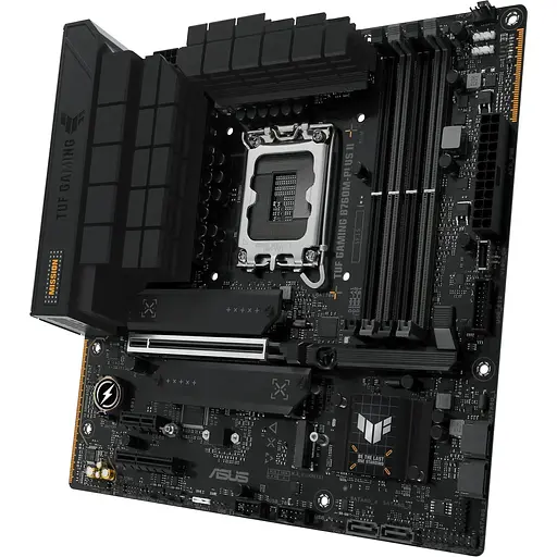 Материнская плата Asus TUF Gaming B760M-PLUS II s1700 B760 4xDDR5 M.2 HDMI DP mATX - фото 4