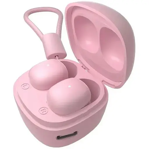 Навушники TWS Ergo BS-530 Twins Nano 2 Pink UA