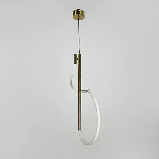 Латунний підвіс із неоном 60 см 25 Вт | Арт. CU 22N/600 AB | Line F - фото 4