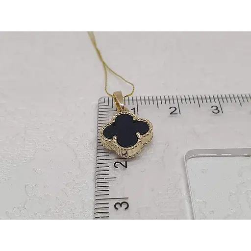 Золота підвіска Платон Конюшина з агатом. 2П126/67Б - фото 3