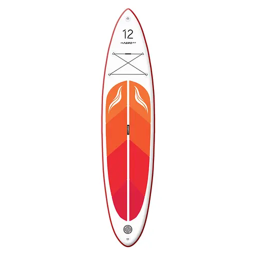 Надувна SUP дошка Aero Board 2.0 (365х15х80см) 12' Red Orange