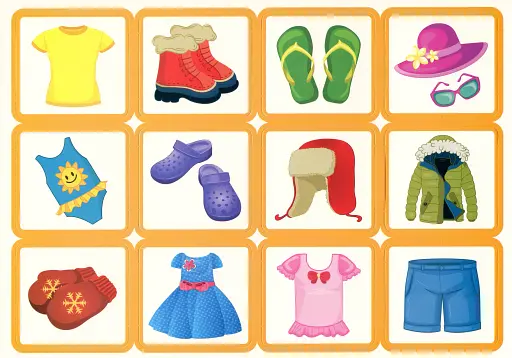 Дидактична гра. Весняний одяг - фото 4