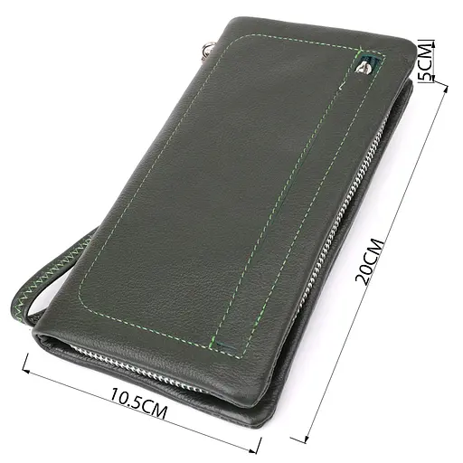 Гаманець-клатч для жінок із відділенням під телефон ST Leather 20х10.5х5 см acs0029699 - фото 3