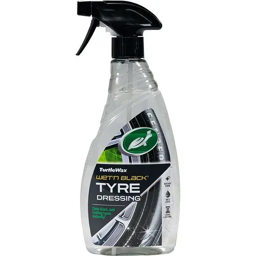 Полироль чернения шин и пластика Turtle Wax Wet-N-Black 500 мл