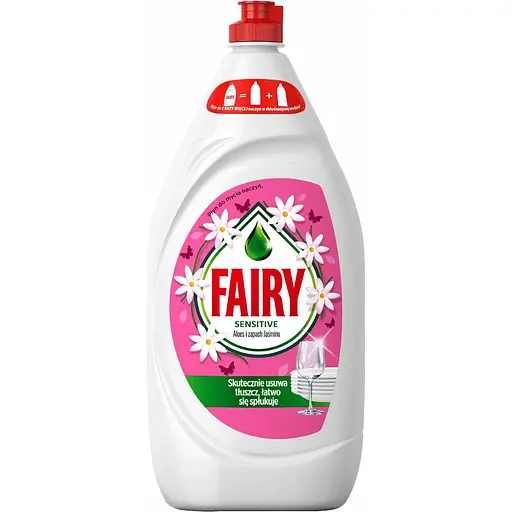 Засіб для миття посуду Fairy Sensitive Алое вера та жасмин 1.35 л