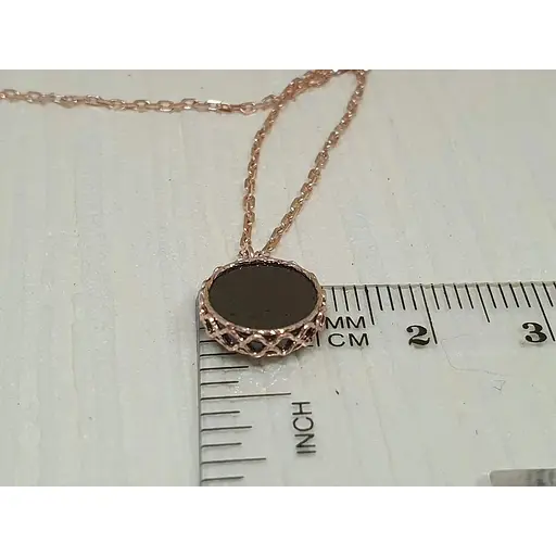 Золотое колье Favoritum с агатом. 811431_3Ч 40 - фото 4