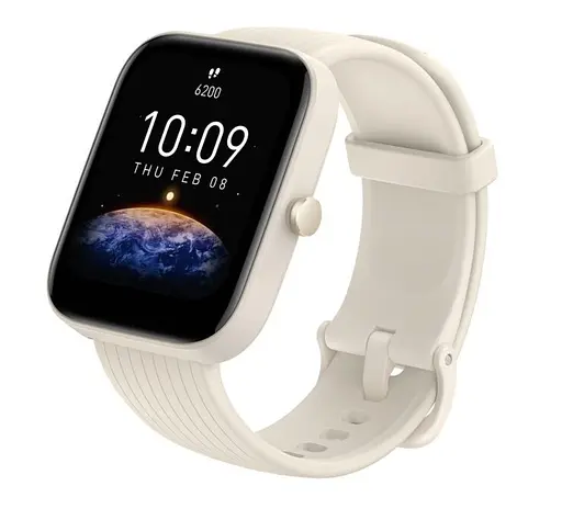 Умные часы Amazfit Bip 3 Pro Cream A2171 (белые) - фото 3