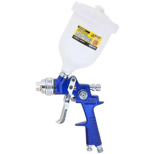Фарборозпилювач Sigma HVLP 1.4 мм із верхнім баком 600 мл Blue (6812011) - фото 1
