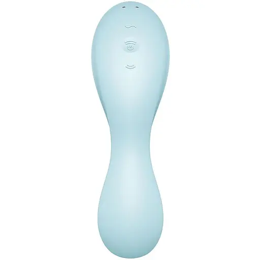 Вакуумний смарт-стимулятор із вібрацією Satisfyer Curvy Trinity 5+ Блакитний - фото 7