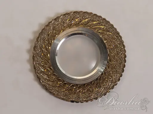 Скляний, вражаючий, точковий світильник з вбудованим світлодіодним пі. - фото 2