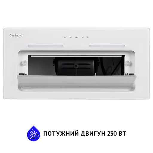 Вытяжка полновстраиваемая Minola HBI 6873 WH GLASS 1200 LED Line - фото 5