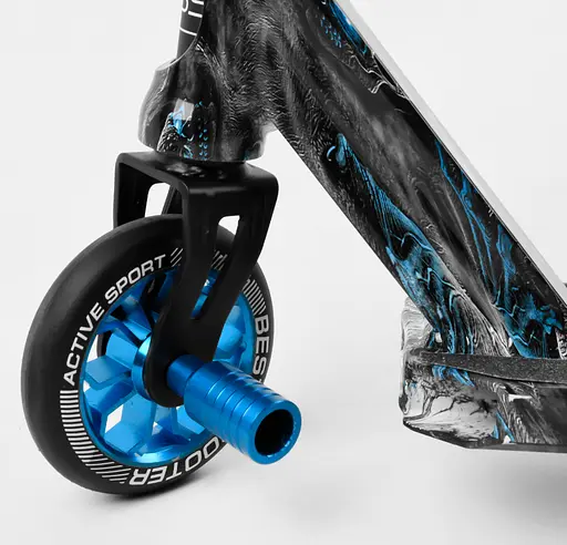 Самокат трюковий Best Scooter BS-77566 HIC-система, пеги, алюмінієвий диск та дека з принтом - фото 4