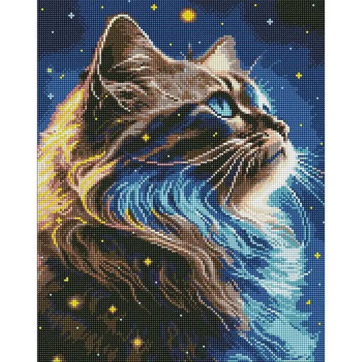 Алмазная мозаика Магия космоса AMO7928 с АВ стразами 40х50 см