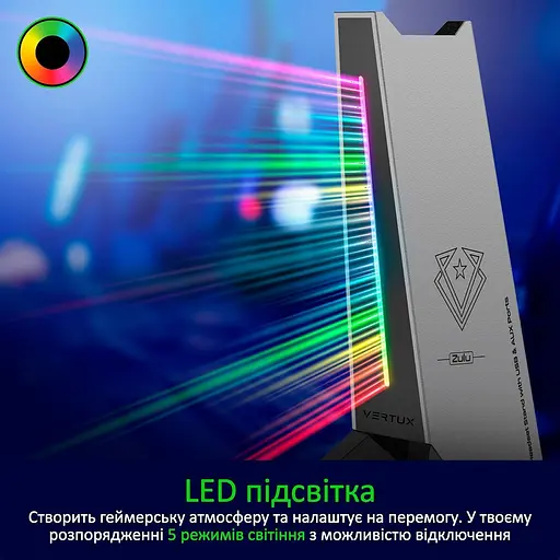 Підставка для навушників Vertux Zulu Black [143123] - фото 4