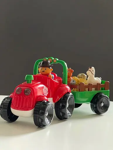 Трактор М 5572 UA с прицепом,36см, муз/звук-укр. стихи, песни, в коробке (6903317314072) МИКС - фото 5