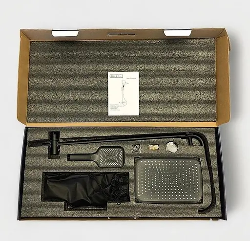 Душова система Dusel Bronx Thermostatic Black (233307000), Чорний матовий - фото 7