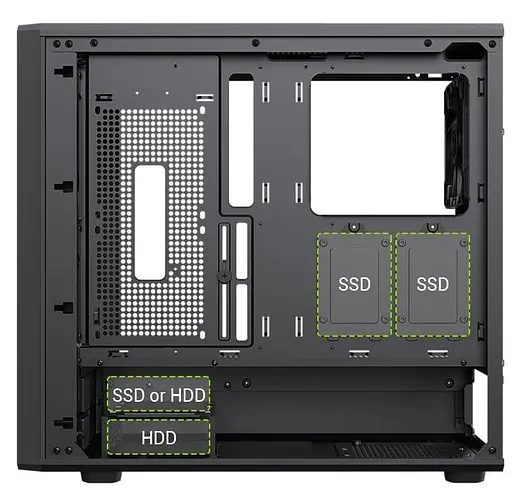 Корпус GameMax CLAW 460 WB (9101-1200R0009) - фото 8