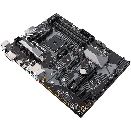 Материнская плата Asus Prime B450-PLUS sAM4 B450 2xDDR4 HDMI-DVI ATX - фото 4