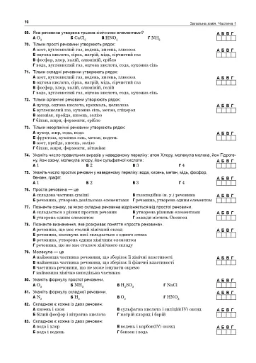 Хімія. ЗНО та НМТ. Комплексне видання. Частина І. Загальна хімія. 2025 - фото 9