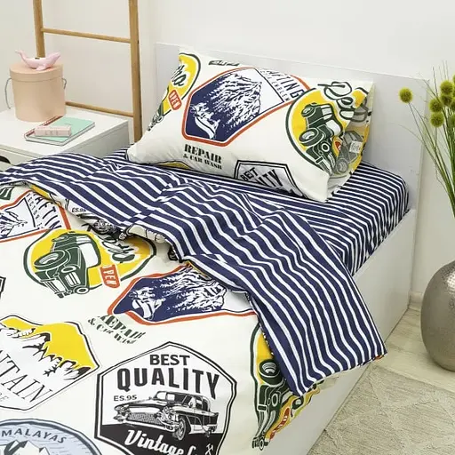 Комплект постільної білизни Viluta підлітковий ранфорс 24272 100% бавовна - фото 2
