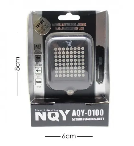 Задний фонарь с поворотником и лазерной разметкой AQY-0100 - фото 2