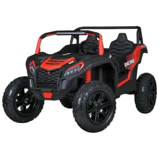 Електромобіль дитячий Bambi Джип M 5736AL-3 24V мотор 180W 24V14AH шкір сидіння USB червоний