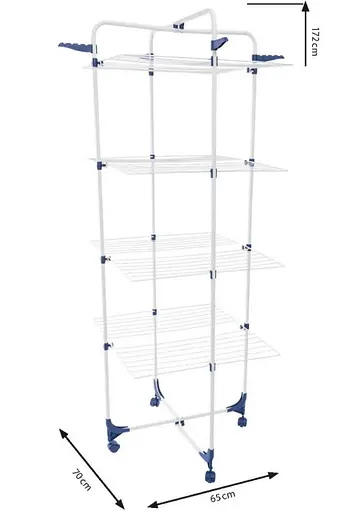 Сушарка для білизни підлогова Casa Si Athletic 4 White (CS92186E04) - фото 3