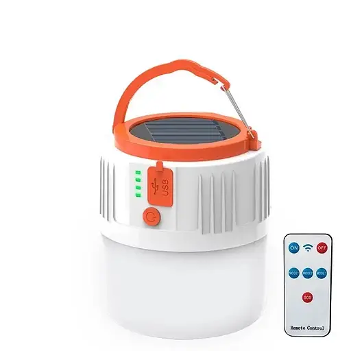 Кемпинговый фонарь (лампа) TM-B42 на солнечных батареях + Power bank - фото 2