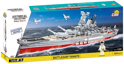 Конструктор COBI Historical Collection 1/300 Battleship Yamato Executive Edition 4832