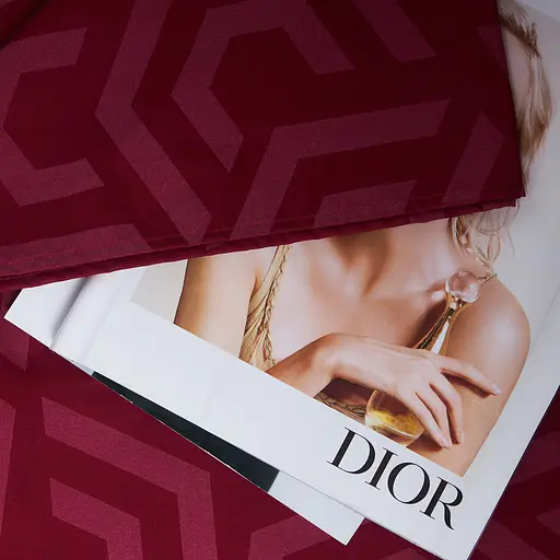 Простирадло Moon&Star Burgundy Charm Бязь Gold Люкс 180х220 см (MS-860000127) - фото 3