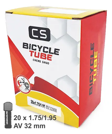 Камера велосипедная CS 20x1.75/1.95 AV 32 мм (G0001369) - фото 2