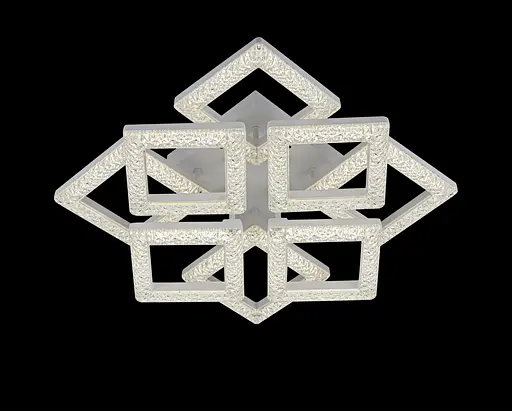 LED Стельова Люстра V 2183-4+4C WH (Білий)