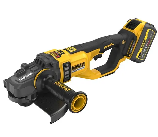Шлифмашина угловая аккумуляторная DeWalt с АКБ и ЗУ DCG460X2 - фото 3