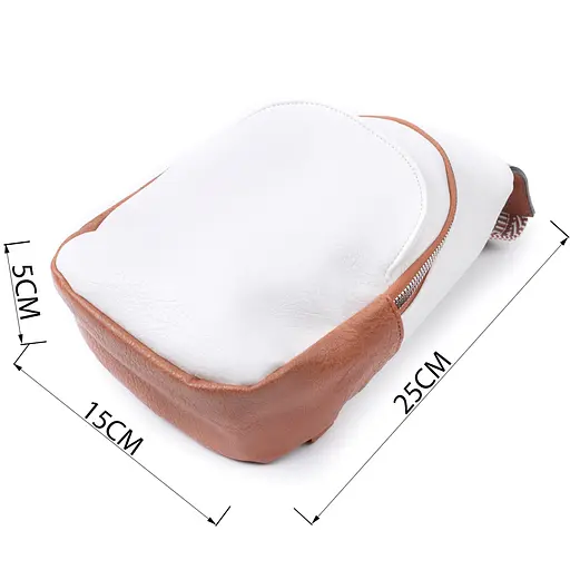 Женская сумка Vintage через плечо из экокожи с акцентом на текстильную лямку 15х25х5 см sum0026967 - фото 3