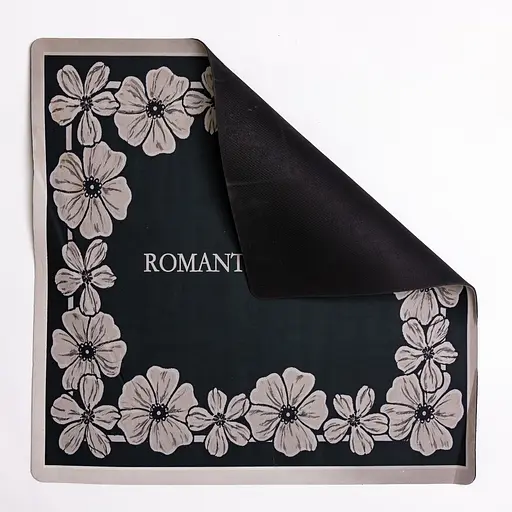 Захисний килимок на пральну машину з діатоміту Romantic Capit 58×58 (см) вологопоглинаючий килимок для ванної кімнати Yiwu HP-42-4 - фото 3