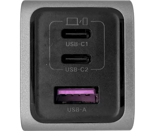 Зарядний пристрій Ugreen Nexode Pro 65 W 3-Port GaN Fast MacBook iPhone Charger X755 - фото 6