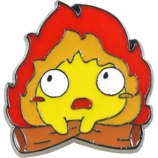 Значок GeekLand Кальцифер Ходячий Замок Хаула Calcifer Howls Moving Castle HМ 22.01.134 - фото 1