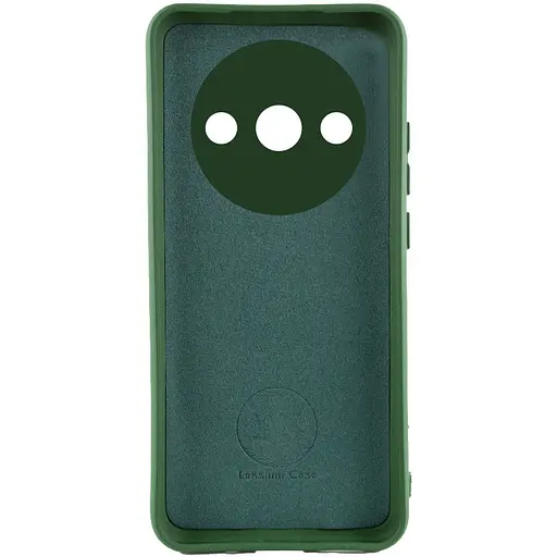 Чехол Lakshmi Silicone Cover Full Camera AA для Xiaomi Redmi A3 Зеленый/Dark green - фото 2