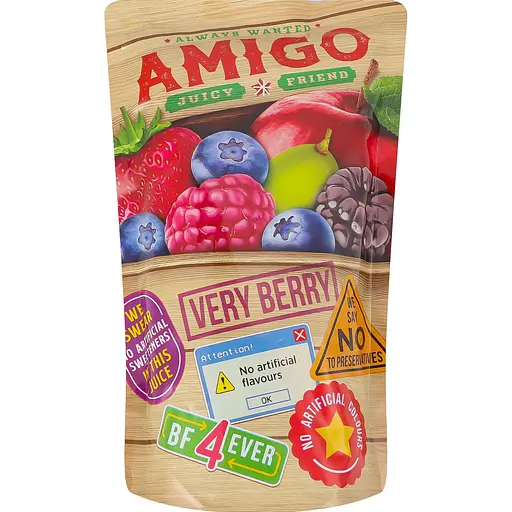Напій Amigo ягідний 200 мл