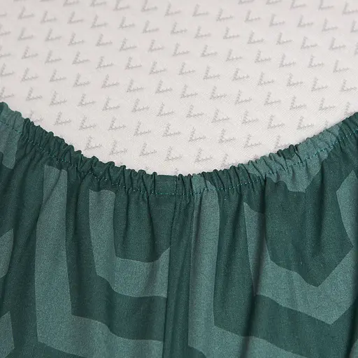 Простирадло на резинці Moon&Star Emerald Maze Бязь Gold Люкс 180х190х25 см - фото 2