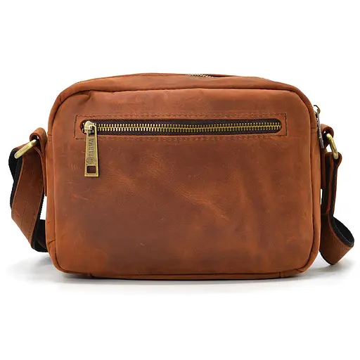Кожаная мужская сумка-мессенджер TARWA 23х16х11 см sum0025404 - фото 3