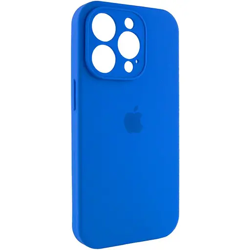 Чехол Epik Silicone Case Full Camera Protective AA для Apple iPhone 13 Pro Max 6.7 Синий/Capri Blue - фото 2
