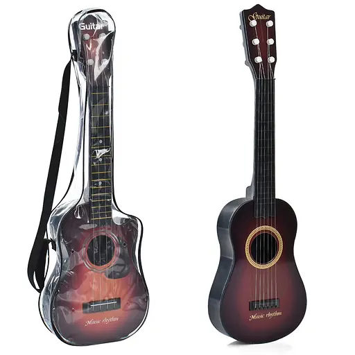 Гітара дитяча, B-74C-1-79C-3, 55 см, 6 струн, у чохлі (В асортименті) - фото 2