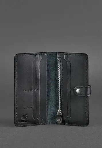 Кожаный портмоне 7.0 черный - фото 4