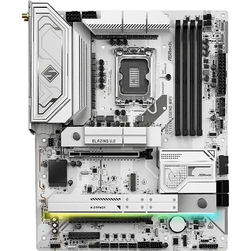 Материнская плата AsRock Z890 Steel Legend WIFI (1851/Z890, 4xDDR5, 2xPCIex16, HDMI/TB4, 4xSATA, 4xM.2, 2.5Glan, 7.1ch