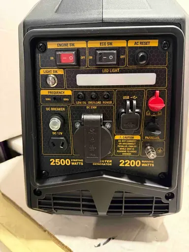 Инверторный Генератор бензиновый DeWalt DWG2500i 2.5 кВт медная обмотка ручной стартер  - фото 2