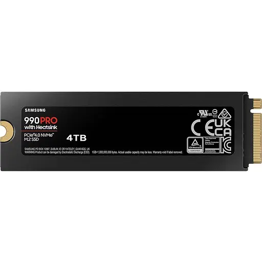 SSD накопичувач Samsung 990 PRO 4TB with Heatsink (MZ-V9P4T0CW) [104017] - фото 5
