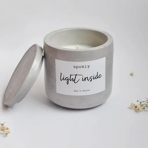 Ароматична свічка з таємним написом "Цьом" Spokiy SP2337, 135 г - фото 2
